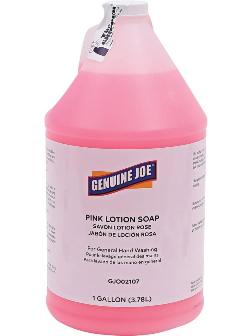 Pink Lotion Hand Soap Refill - Rich Lather, 1 Gallon, 4 Pack - Moisturizing
